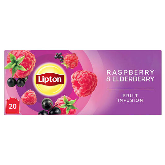 Raspberry Elderberry Infusion Sachets Lipton 20 units