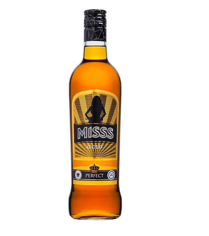 Vodka Miss Gold Caramel de 700 ml y 19 % de alcohol