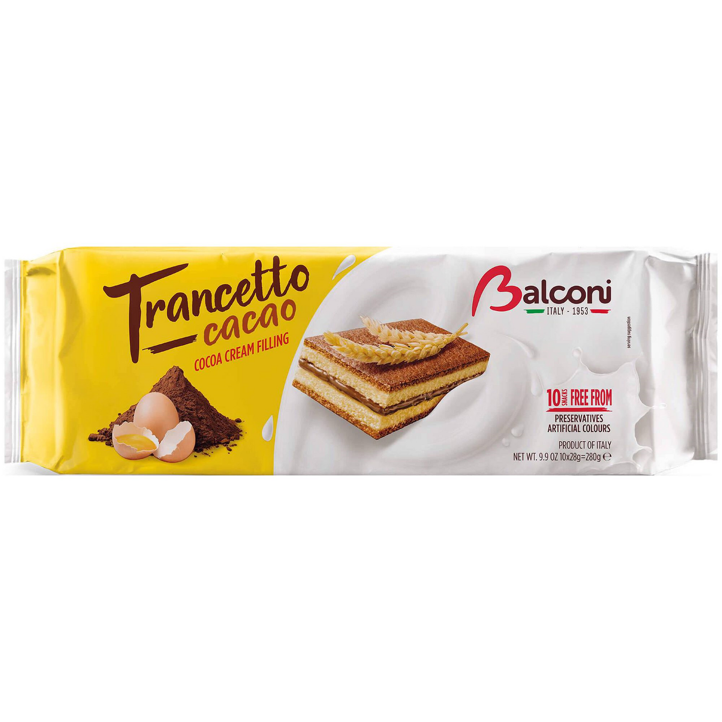 Trancetto Cake with Cocoa Filling 280g