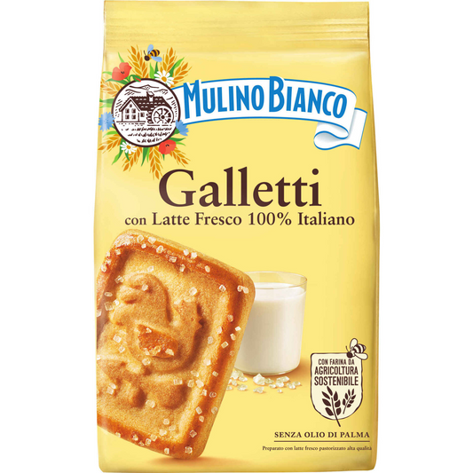 Galletti Cookies with Milk Mulino Bianco 350g