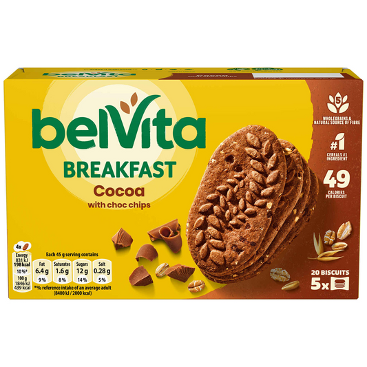 Chocolate and Cereal Cookies Belvita 225g