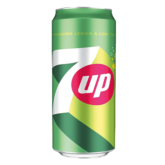 7UP 330ml lemon lime soda citrus soft drink fizzy beverage carbonated drink refreshing soda Europe