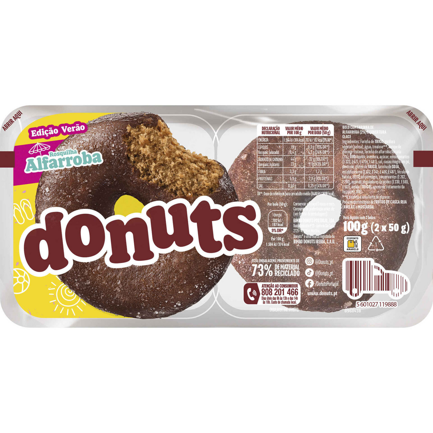 Iced Choco Cake Donuts 100g