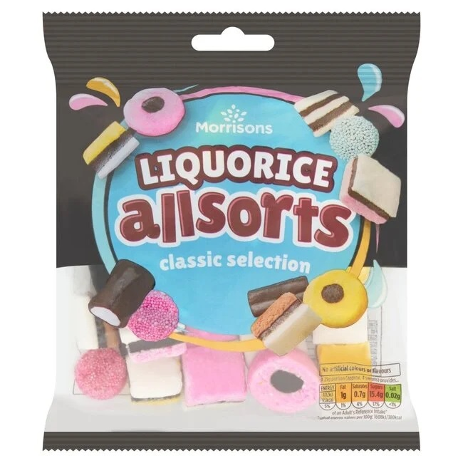 Liquorice Allsorts 200g Morrisons