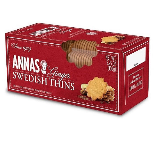 Anna's Ginger Thins Swedish Cookies 150g