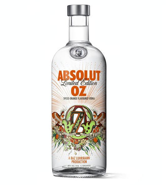 Absolut OZ Vodka Limited Edition 1L 40%Alc