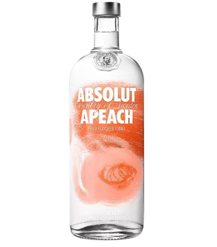 Absolut Vodka – Absolut Vodka Absolut Apeach 1 L 1L (40% AVB) – 1L – 40% AVB – Vodka – Spirits – South African Products