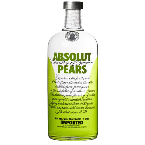 Absolut Vodka – Absolut Vodka Pears 1 L 1L (40% AVB) – 1L – 40% AVB – Vodka – Spirits – South African Products