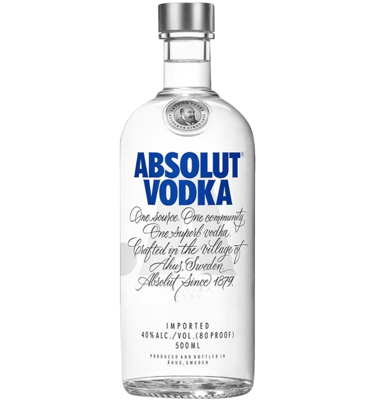Absolut Vodka – Absolut Vodka Medium Bottle 50cl (40% AVB) – 50cl – 40% AVB – Vodka – Spirits – South African Products