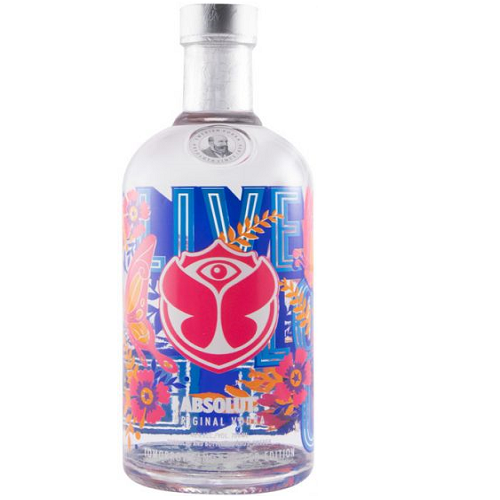Absolut Tomorrowland Limited Edition Vodka 700ml 40% ABV Swedish vodka collectible festival bottle