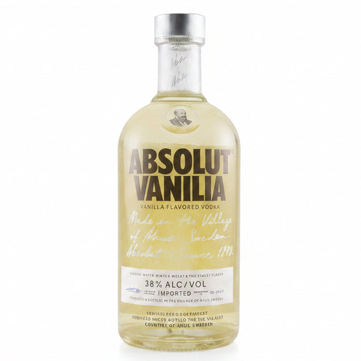 Absolut Vanilia Flavoured Vodka 700ml 40% ABV Swedish vanilla vodka for Espresso Martinis and cocktails