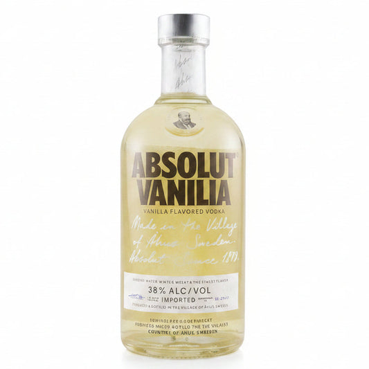 Absolut Vanilia Flavoured Vodka 700ml 40% ABV Swedish vanilla vodka for Espresso Martinis and cocktails