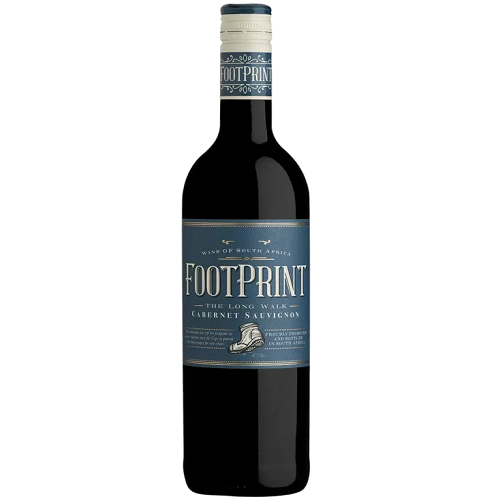 Footprint Cabernet Sauvignon Western Cape – 750ml Bottle (14.5% ABV) | Classic South African Red Wine