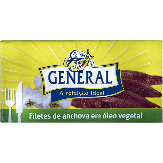 General Anchovy Fillets in Sunflower Oil 40g
