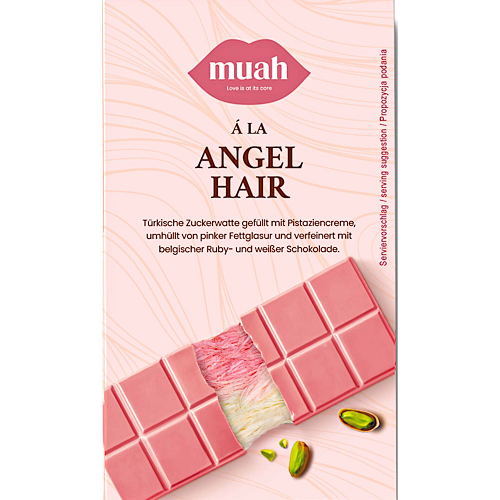 Angel Hair Chocolate Pistachio Tablet Dubai – Soft Sweet Favourites – Share Bag
