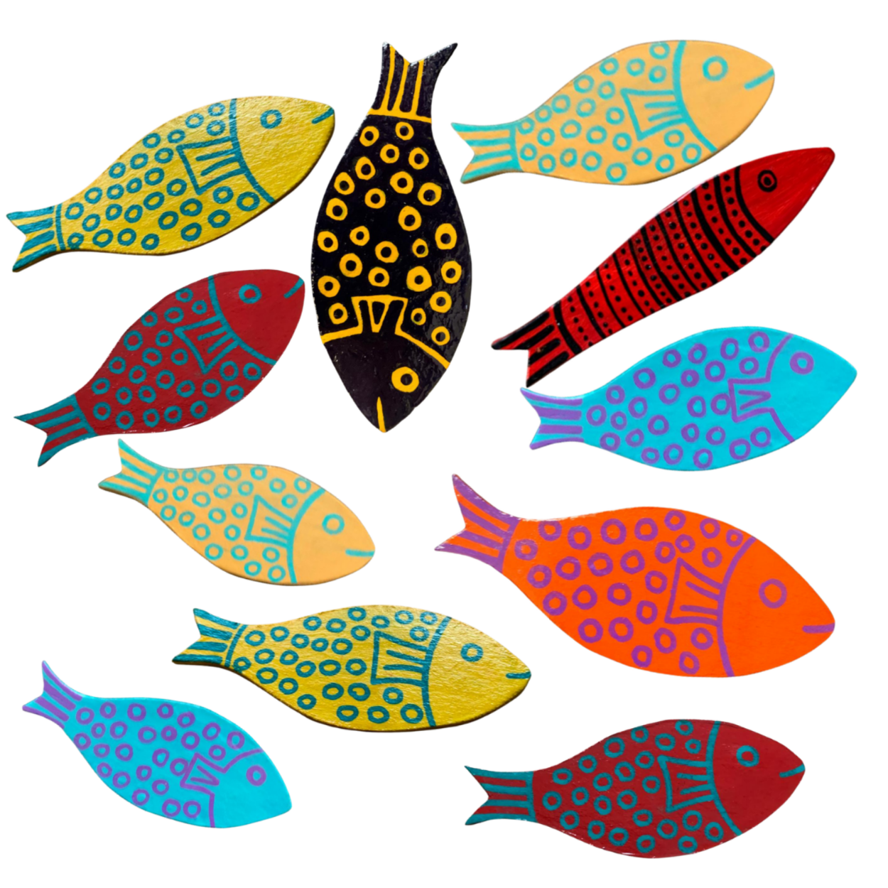 🐠 Uno de los imanes de peces de Verous Designs: objetos de colección de diseño hechos a mano