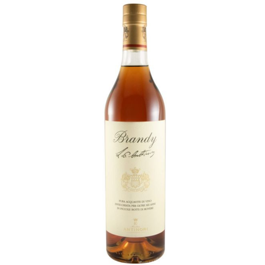 Antinori Brandy 700ml 42% ABV limited Italian wine brandy aged over six years in oak with vanilla orange blossom and tea notes