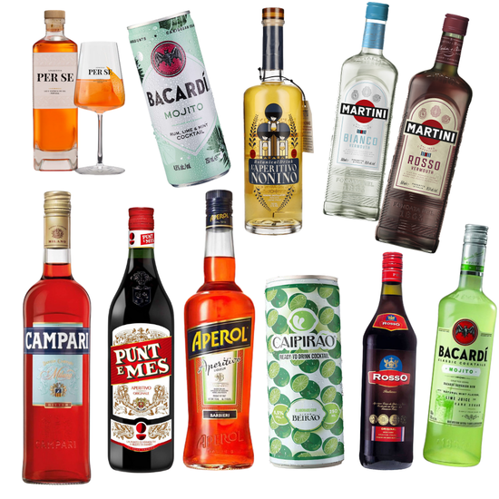 Aperitifs ,Appetizers - Vermouth & Cocktails