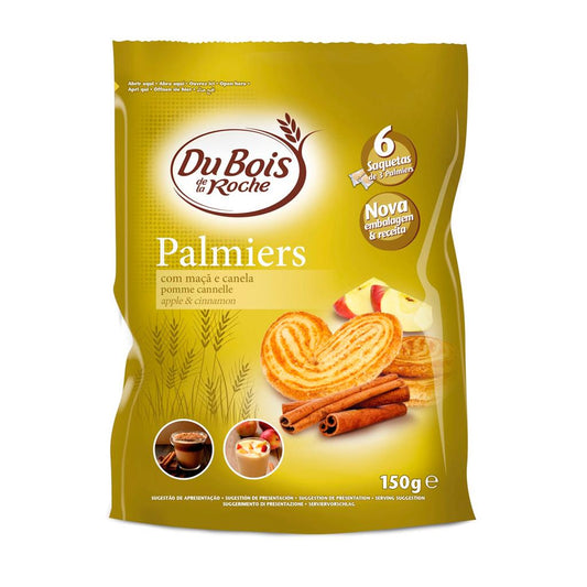 Du Bois de la Roche Apple and Cinnamon Palmiers 150g