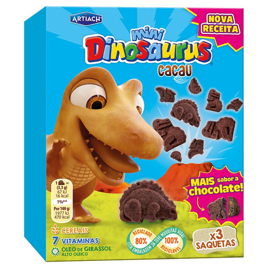 Artiach Dinosaurus Mini Cocoa Biscuits 120g