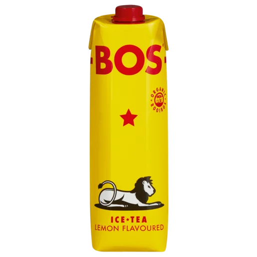 BOS Lemon Flavoured Ice Tea Carton 1L