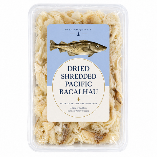 Bacalhau dried codfish parts approx 400g salted cod mixed cuts traditional stockfish dried fish deli