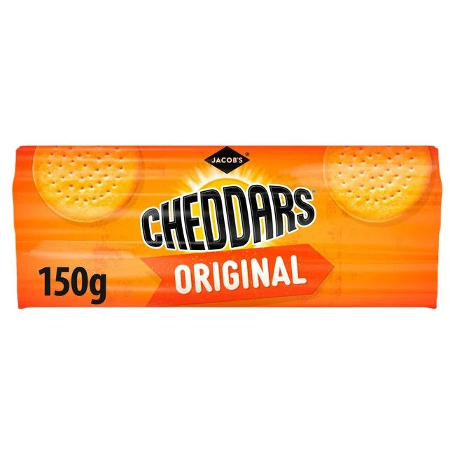 Jacobs Baked Cheddars Cheese Biscuits – (Best Before 19.04.2025) 150 g – baked cheese biscuits; Crackers Salty and Healthy; South African Products