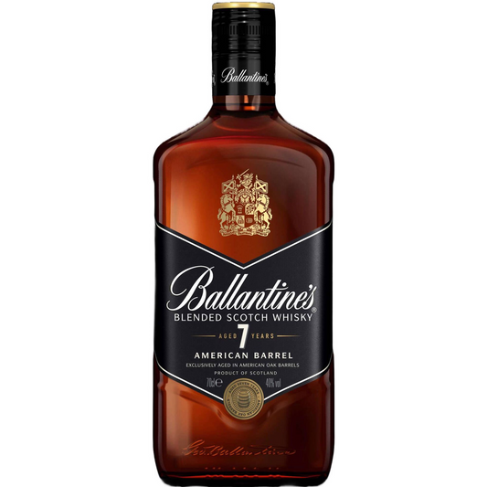 Ballantine's 7 American Barrel Blended Scotch Whisky 700ml 40% ABV award-winning aged Scottish whisky with red apple honey vanilla pear caramel and American oak