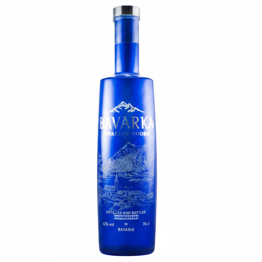 Bavarka Vodka 700ml 43% ABV higher-strength vodka for Martinis, cocktails, serving chilled and home bars