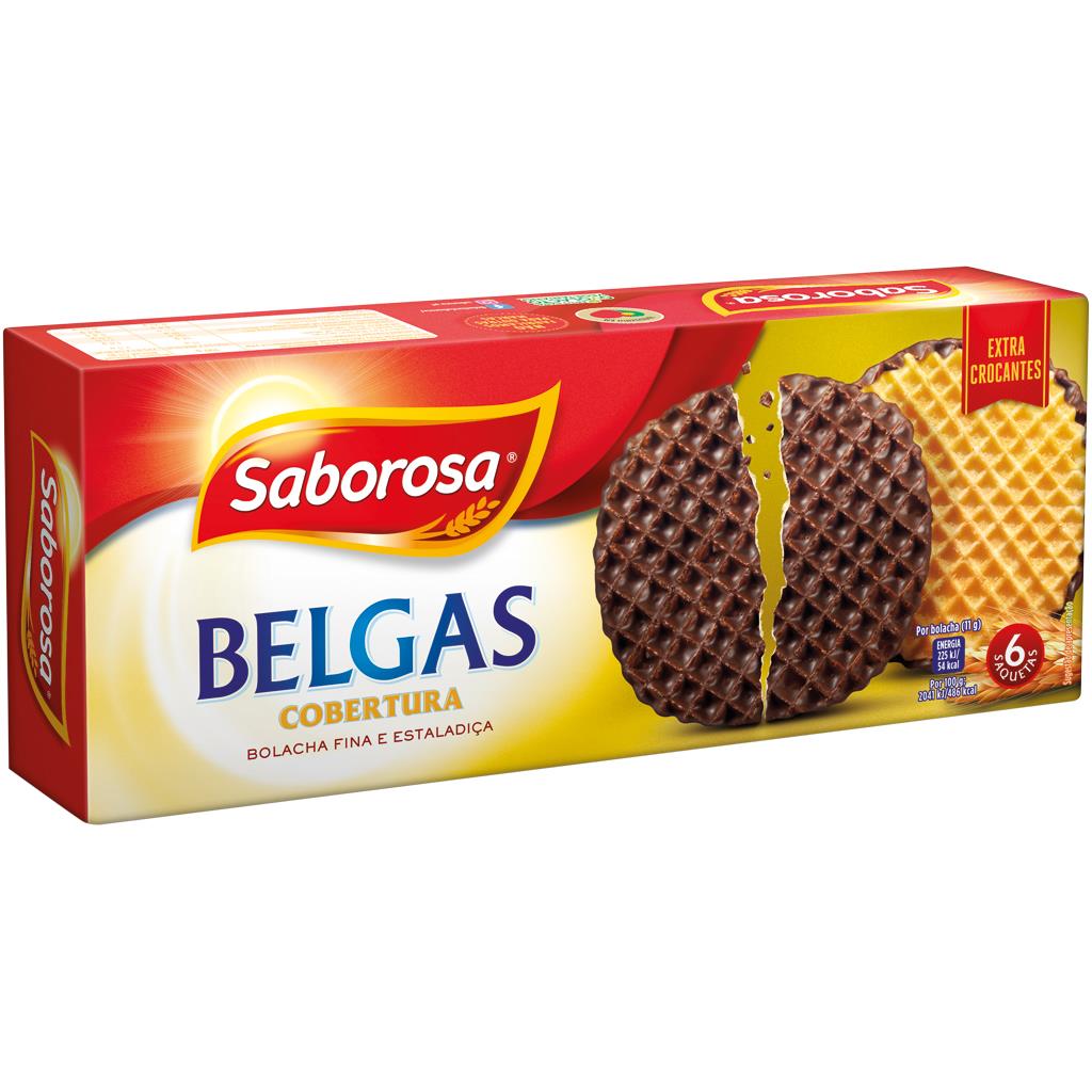 Saborosa Belgian Butter Waffles with Chocolate 200g