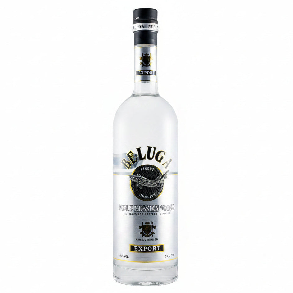 Beluga Export Vodka 700ml 40% ABV premium vodka for serving chilled, gifting, Martinis and classic cocktails