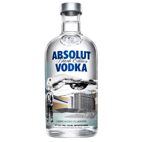 Absolut Vodka – Absolut Vodka Blank Edition M. Wagner 700ml (40% AVB) – 700ml – 40% AVB – Vodka – Spirits – South African Products