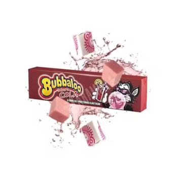 Bubbaloo Cola Bubble Gum cola flavoured liquid centre chewy candy Bubblegum Chewing and Gum Balls confectionery pack