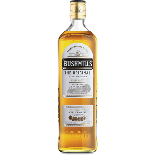 Bushmills Original Blended Irish Whiskey 700ml 40% ABV classic Irish whiskey with light fruit vanilla honey warming spice and crisp finish