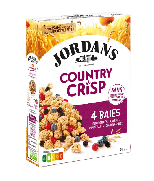 Jordans Country Crisp 4 Baies 500g