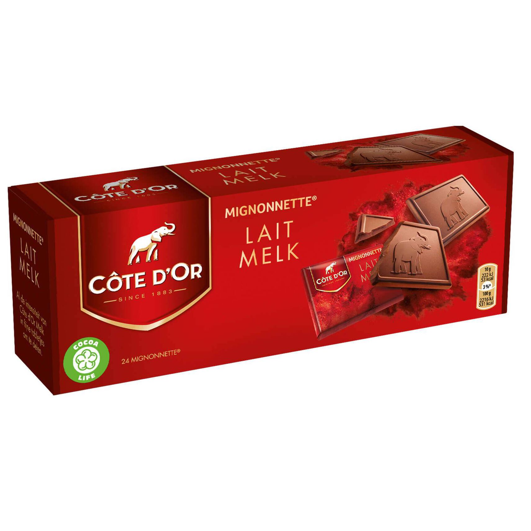 Côte D'Or milk chocolate bonbons 240 g – premium Belgian chocolate gift box, creamy milk chocolate selection, festive gourmet confectionery