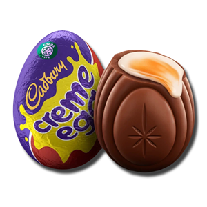 Cadbury Creme Egg 40g milk chocolate egg with gooey fondant centre snack bar easter seasonal collection