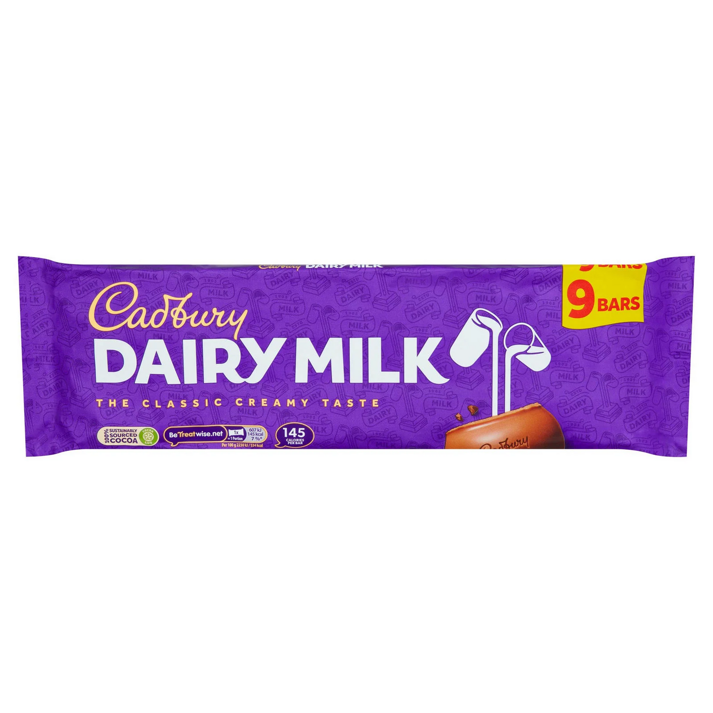 Cadburys Dairy Milk 9 Pack 245g