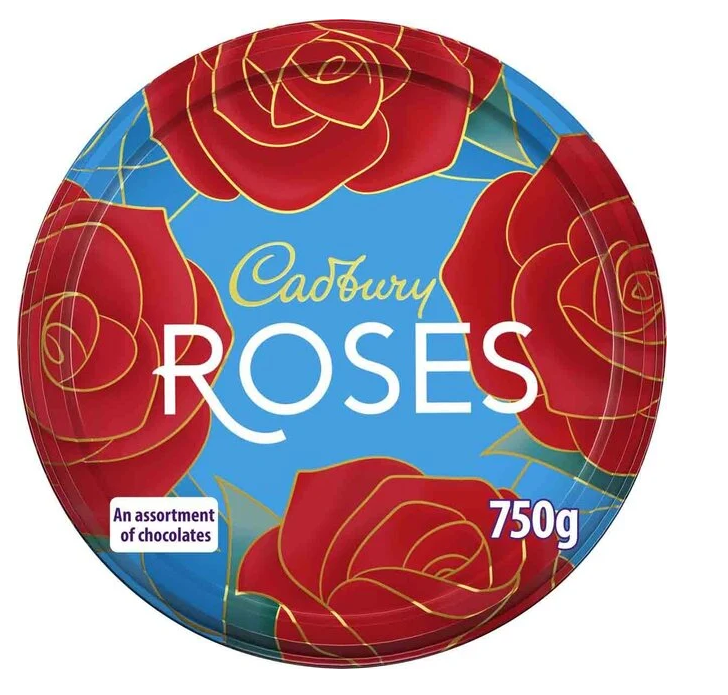 Cadburys Roses Tin 750g – The Yum Family Shop