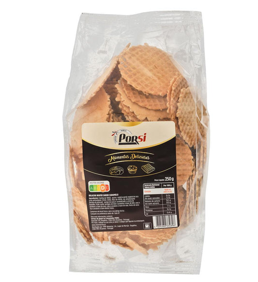 Porsi Caramel Flavour Wafer Biscuits 250g
