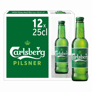 Carlsberg Pilsner 12 x 250ml Cans 5% ABV