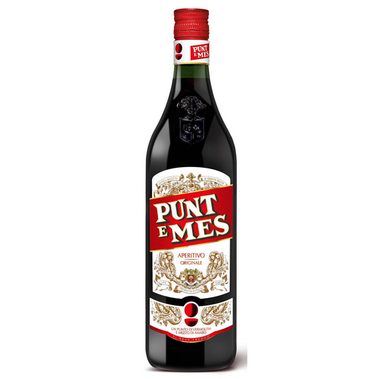 Carpano Punt e Mes Vermouth 75cl 16% ABV iconic Italian bittersweet aperitif bottle for Negroni and Manhattan cocktails