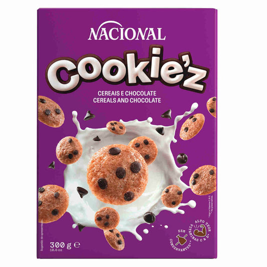 Nacional Cookie'z Chocolate Cereal 300g