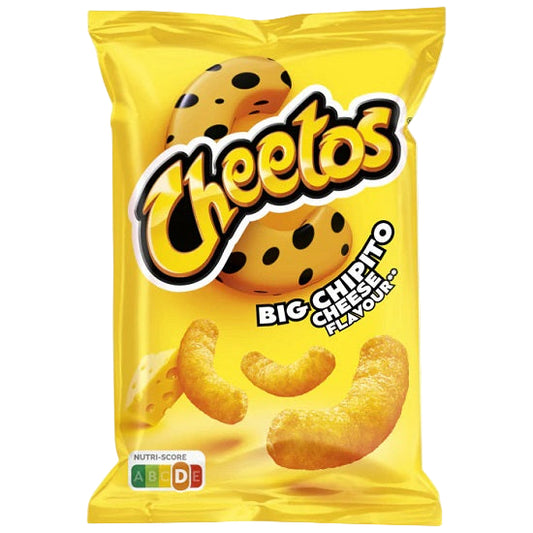 Cheetos Big Chipito Cheese Curls 100 g family size cheesy corn curls Chips and Crisps Family Size Chips for Sharing Crunchy Savoury and Spicy Snacks