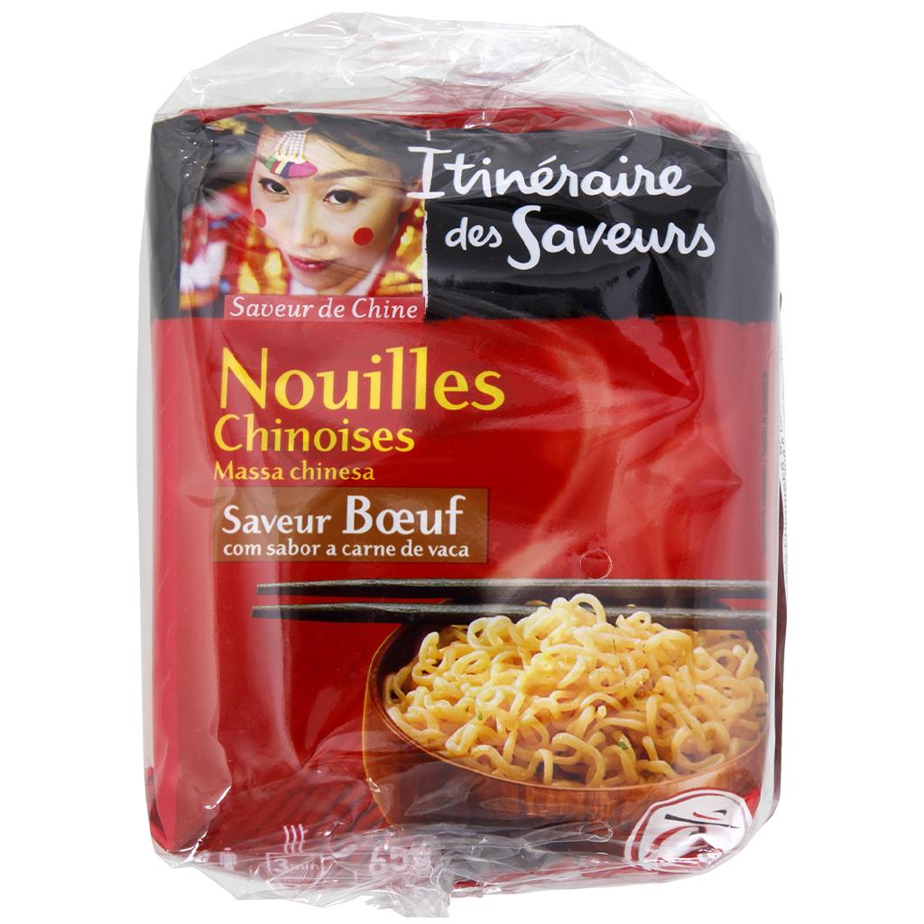 Itinéraire des Saveurs Chinese Beef Flavour Noodles 3 x 65g