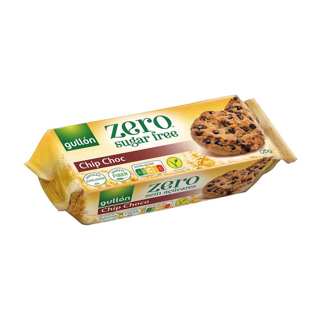 Gullón Choco Chip Sugar Free Cookies 125g