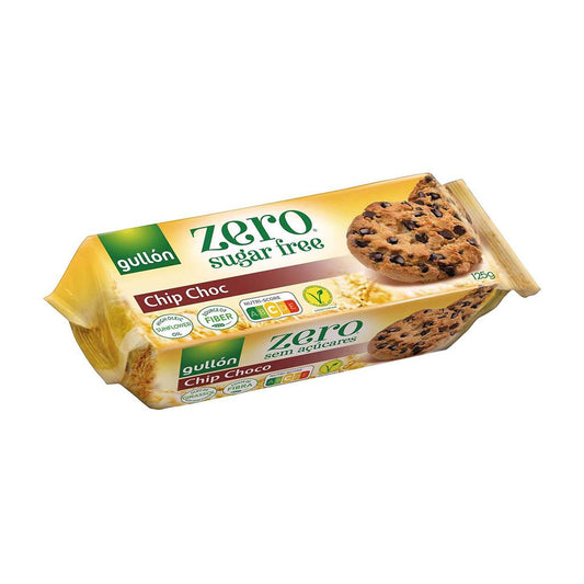 Gullón Choco Chip Sugar Free Cookies 125g