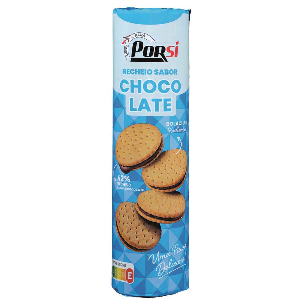 Porsi Chocolate Flavour Filled Biscuits 500g