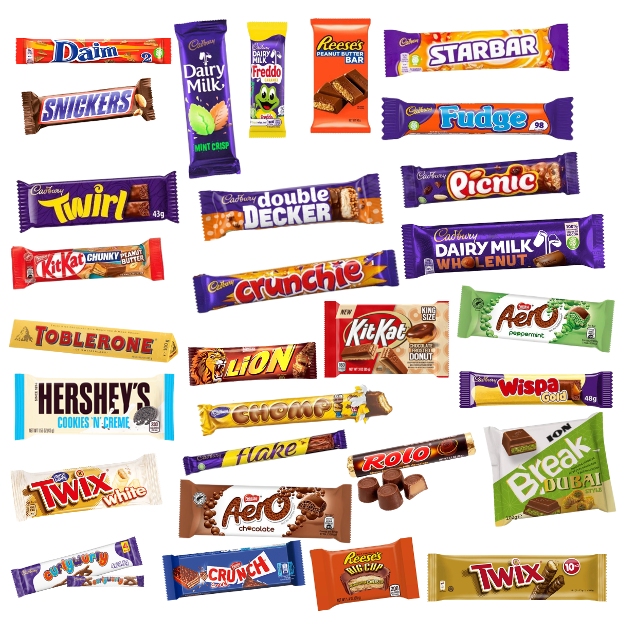 Chocolate and Snack Bars and Nougat