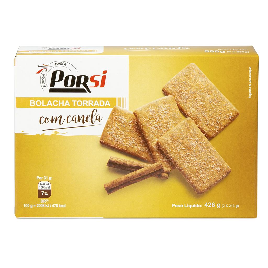 Porsi Toasted Cinnamon Biscuits 500g